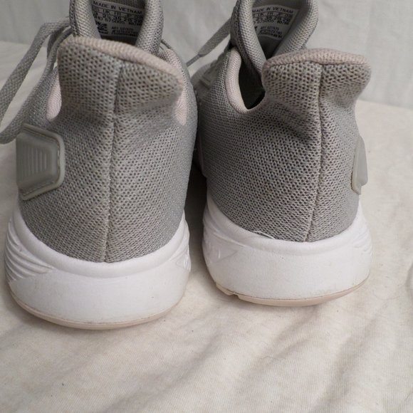 Adidas Running Shoes Adiwear Grey White Girls Sneakers Size 3 - Picture 5 of 12